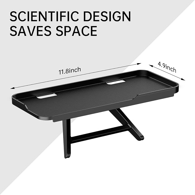 CABTE Adjustable Steel TV Top Shelf, Floating TV Stand, Universal Monitor Shelf - Image 2