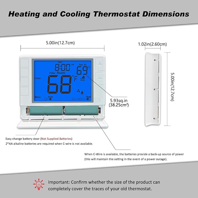 Programmable Thermostat, Thermostat - Image 6