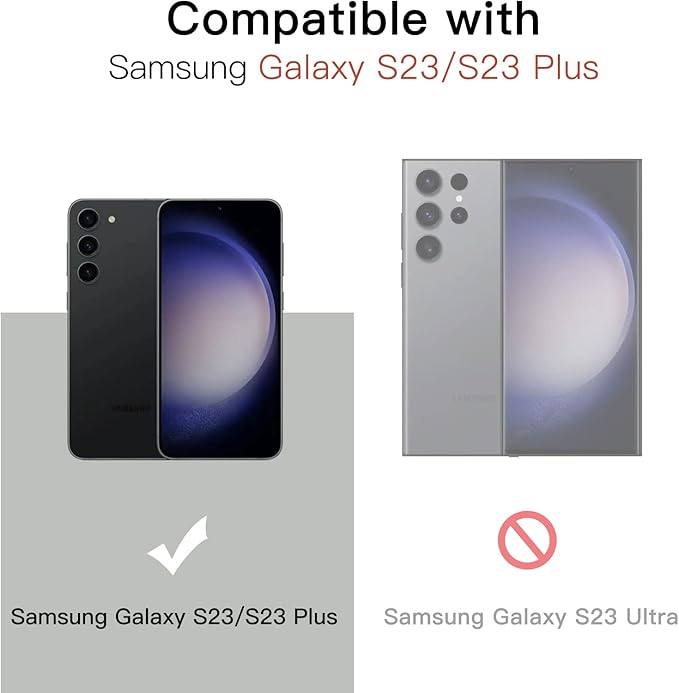 JETech Camera Lens Protector for Samsung Galaxy S23 5G 6.1-Inch / S23 Plus 5G - Image 2