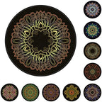 Chair Mat for Hardwood Floor Anti-Slip Floor Protector Round Gaming Computer by GZQIAWY