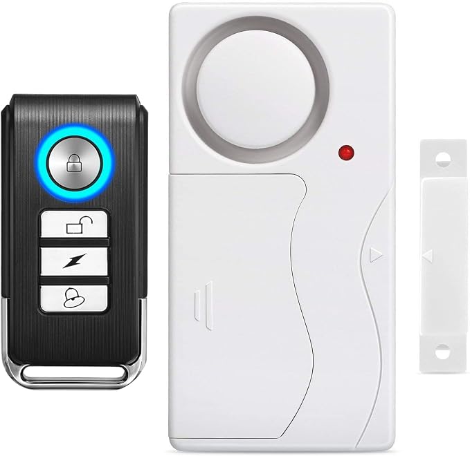 WSDCAM Door Alarm Wireless Anti-Theft Remote Control Door and Window Security by wsdcam