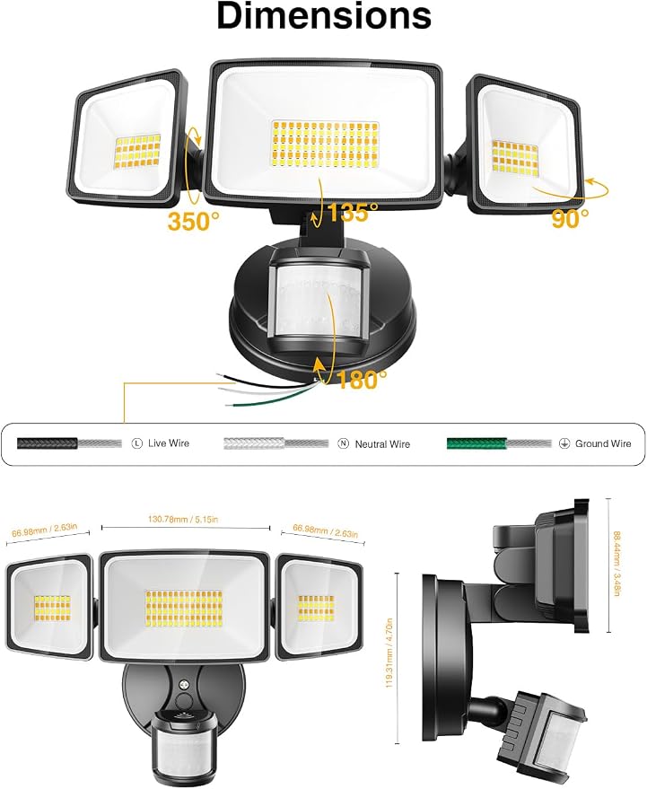 Onforu 65W Smart Outdoor Security Lights - Image 9