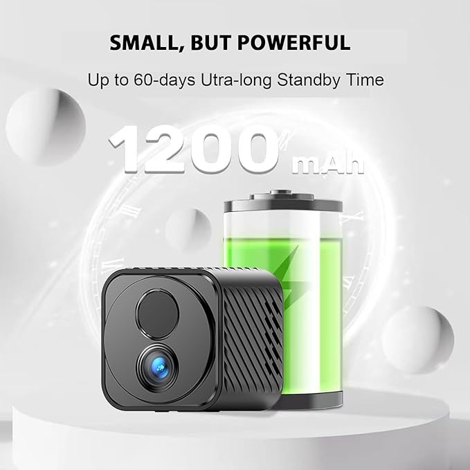 Mini Camera, 1080P Wireless Indoor Camera - Image 3