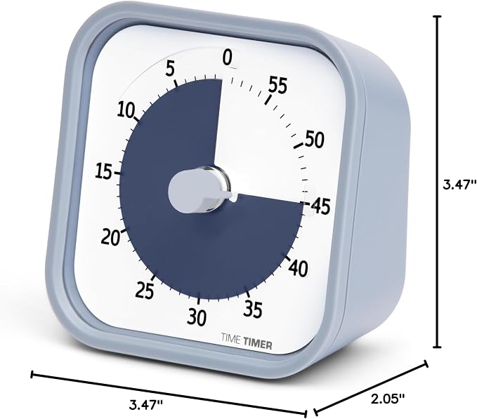 Time Timer MOD 60-Minute Visual Timer, Home Edition, Silent Operation, Study - Image 7