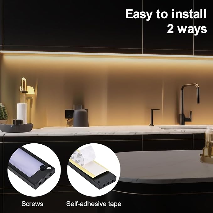 4pack 7inch Dimmable LED Kitchen Light Kit, 2700-6000K Smart Closet Cabinet - Image 8