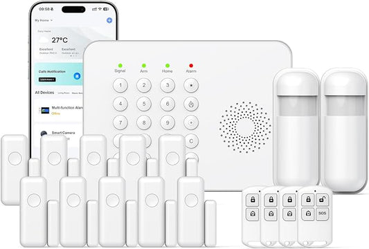 Wireless Home Security System WiFi/4G Home Alarm System by Unknown