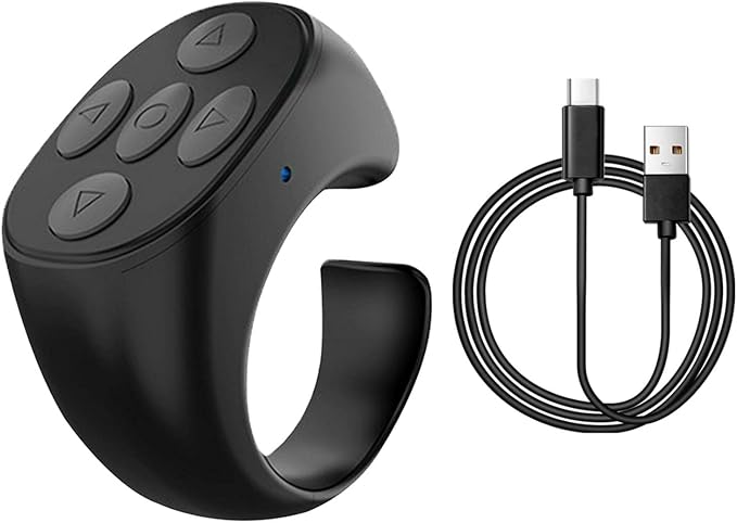 Fingertip Wireless Bluetooth Remote Control, TIK-to-k Remote Control APP Kindle by JIANWEI