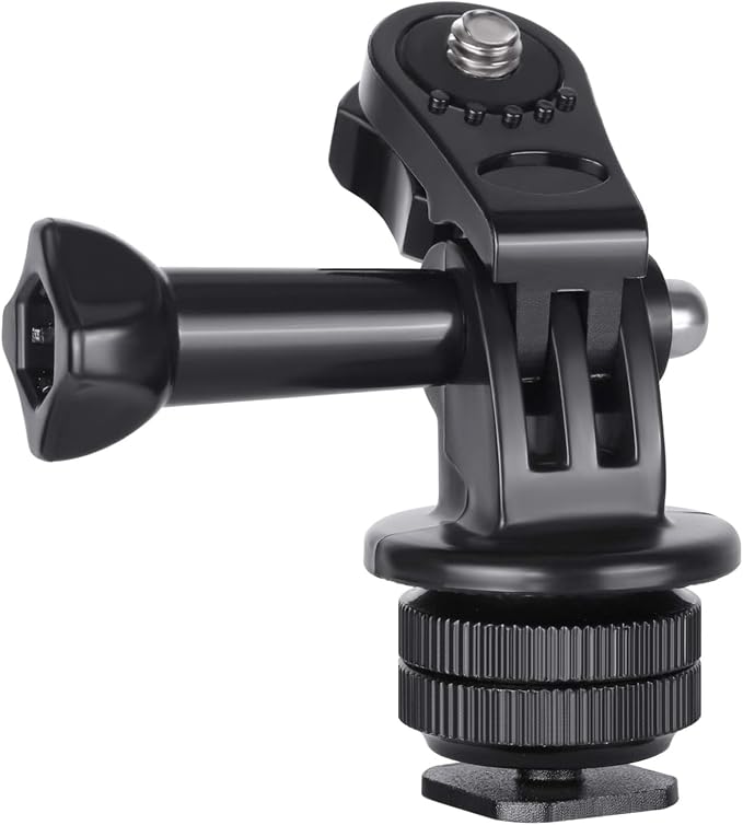 NEEWER Phone Holder/Hot Shoe Mount Adapter Kit Action Camera Mount Compatible - Image 9