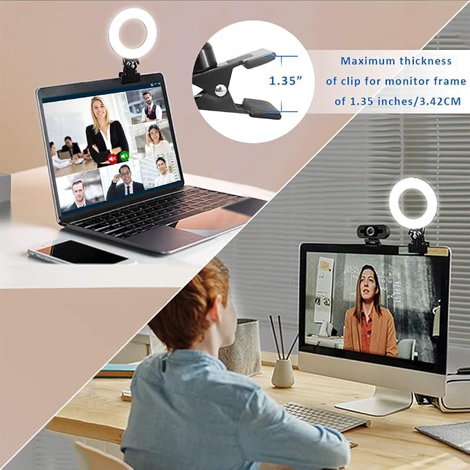 Cyezcor Video Conference Lighting Kit, Ring Light - Image 4