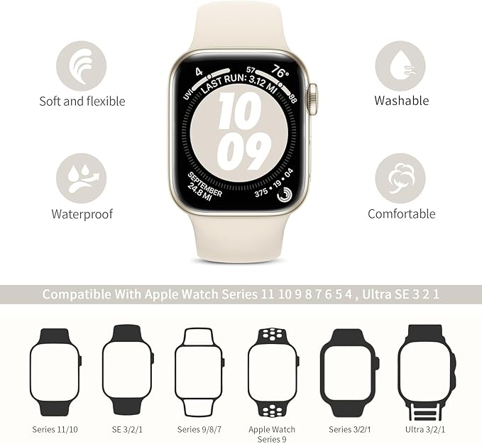 6 Pack Sport Bands Compatible - Image 2