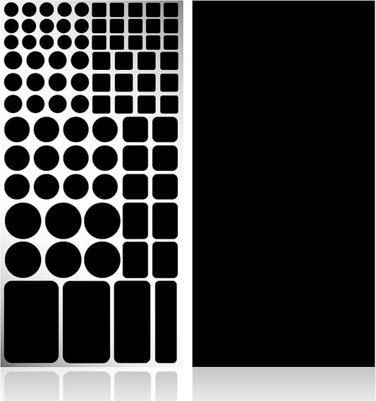 LED Light Blocking Stickers, 2 Sheets LED Light Blocking Covers, LED Covers by KIWIHUB