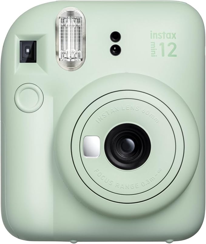 FUJIFILM INSTAX MINI 12 Film Camera Mint Green Bundle - Image 3