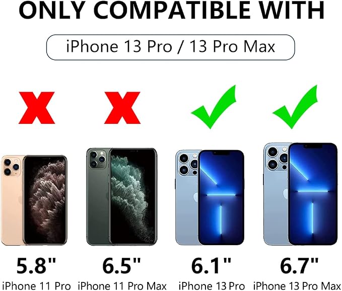 3PCS Rear Back Camera Lens Protector Tempered Glass - Image 6