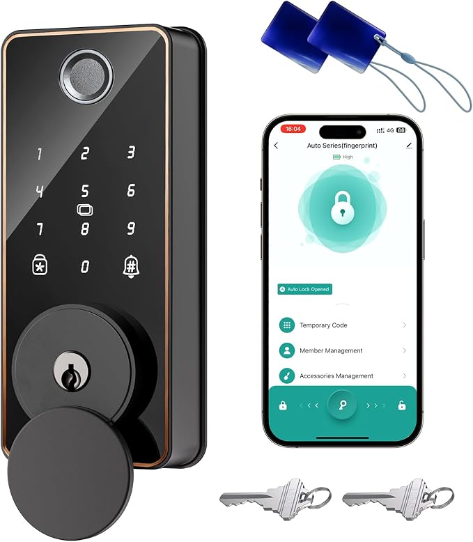 Keyless Entry Door Lock, Biquole Smart Lock by Biquole