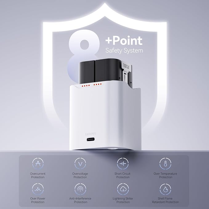 Charging Station for Ring Quick Release Battery Pack, 24W Fast Charger for - Image 4