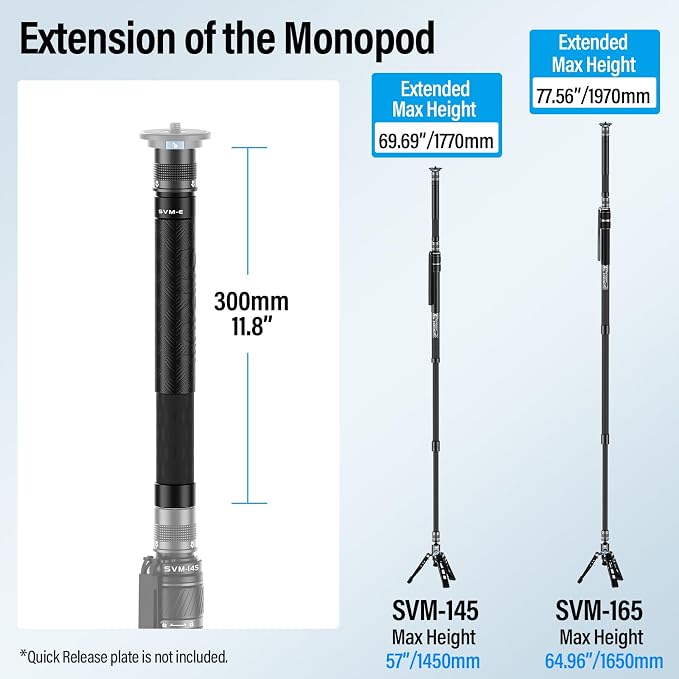 SIRUI Carbon Fiber Monopod Extension Tube - Image 3