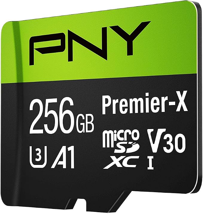 PNY 256GB Premier-X Class 10 U3 V30 microSDXC Flash Memory Card - Image 2