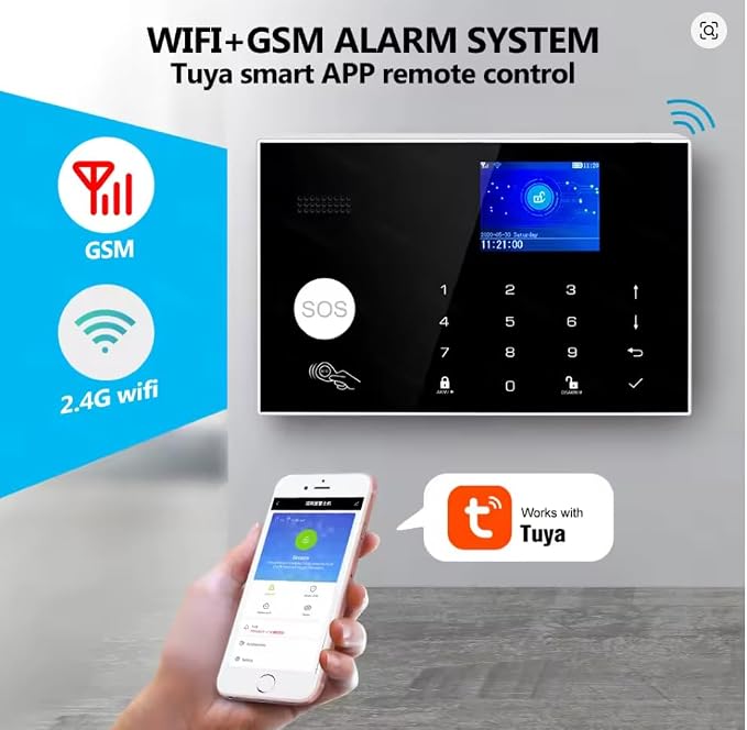 WiFi and 3/4G GSM Home Burglar Security Alarm System Auto Dial - Image 7