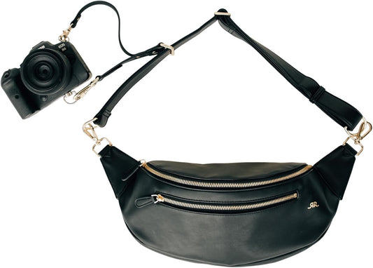 The Sidekick Camera Bag – Compact, Vegan Leather, Hands-Free Crossbody by RubyandRae