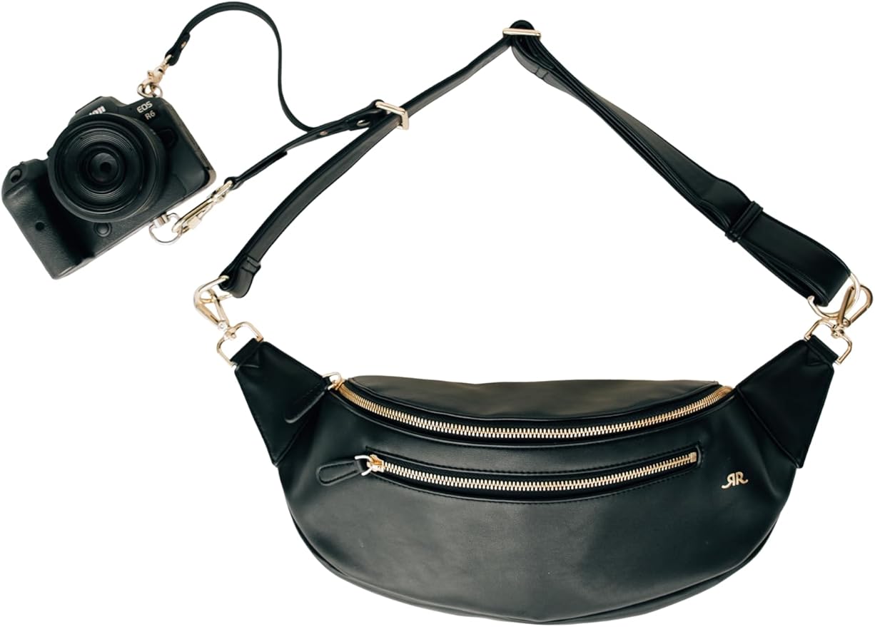 The Sidekick Camera Bag – Compact, Vegan Leather, Hands-Free Crossbody - Image 6