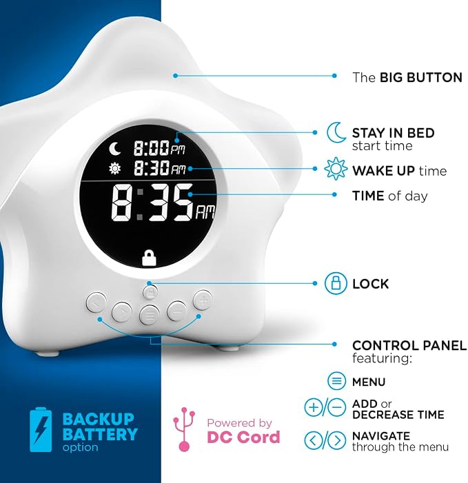 Stay-in-Bed Clock for Kids - Image 4