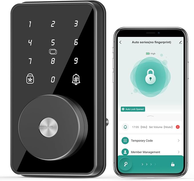 Smart Lock, 4-in-1 Keyless Entry Door Lock by MOUSETRO
