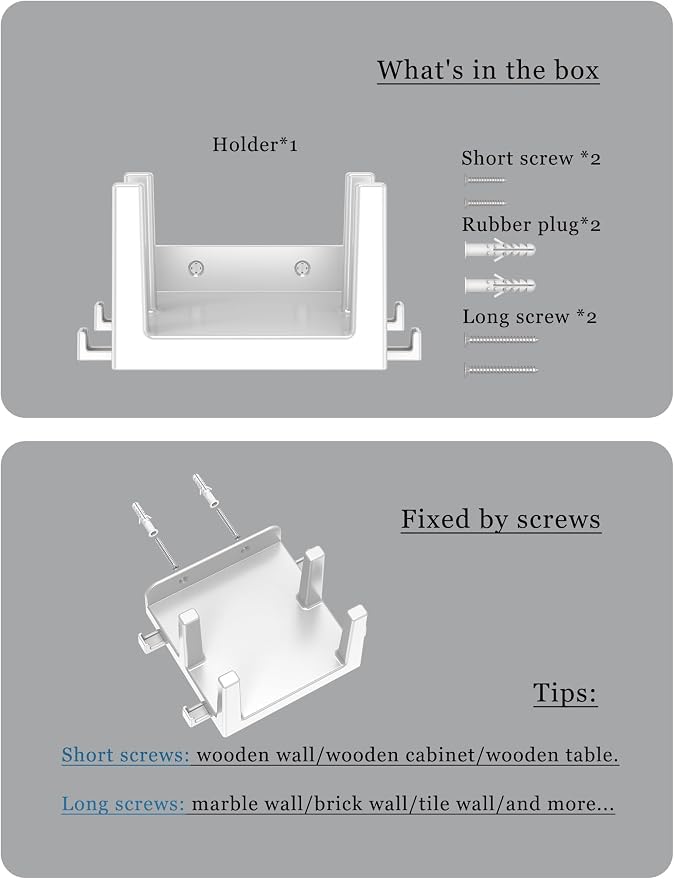 Wall Mount Shelf for WiFi Router, TV Box, Universal Cable Box Shelf Compatible - Image 7