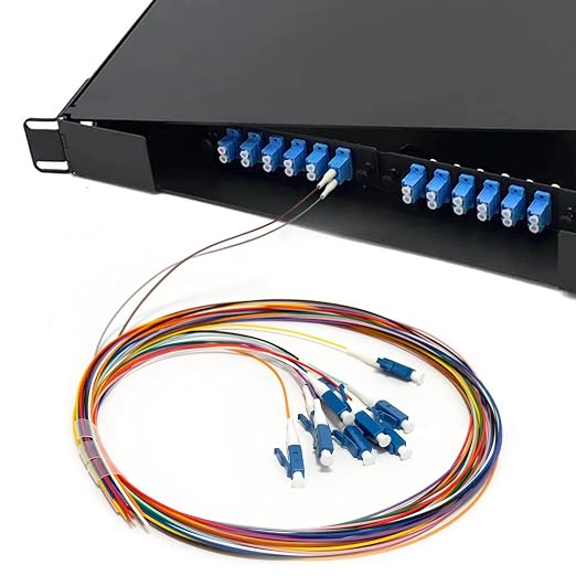 12 Strand Singlemode 9/125 LC-UPC Fiber Pigtail, Fiber Optic Pigtail, 1.5 - Image 5