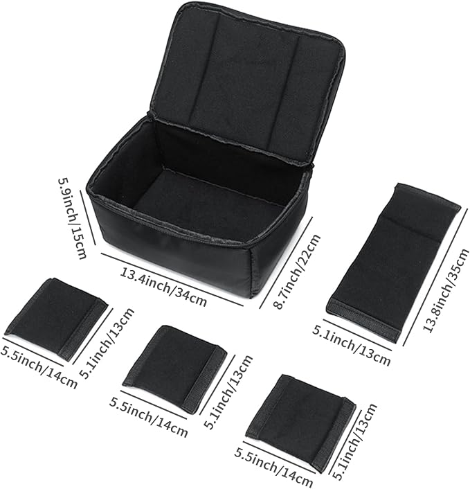 Camera Insert Bag Camera Case, Water Resistant Camera Bag Insert Portable Inner - Image 2