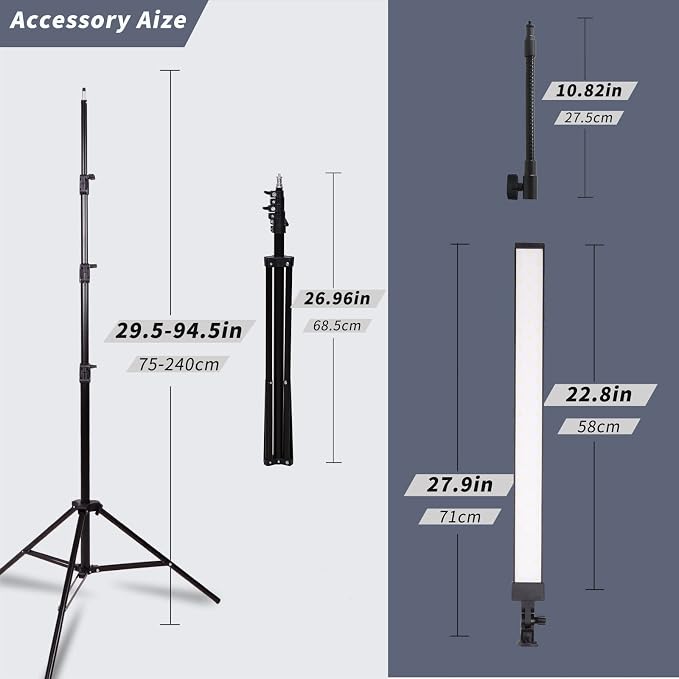 Photography Studio LED Lighting Kit - Image 2