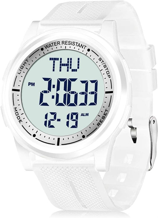 Beeasy Digital Watch for Men Women, 50M Waterproof, Ultra-Thin & Lightweight by Beeasy