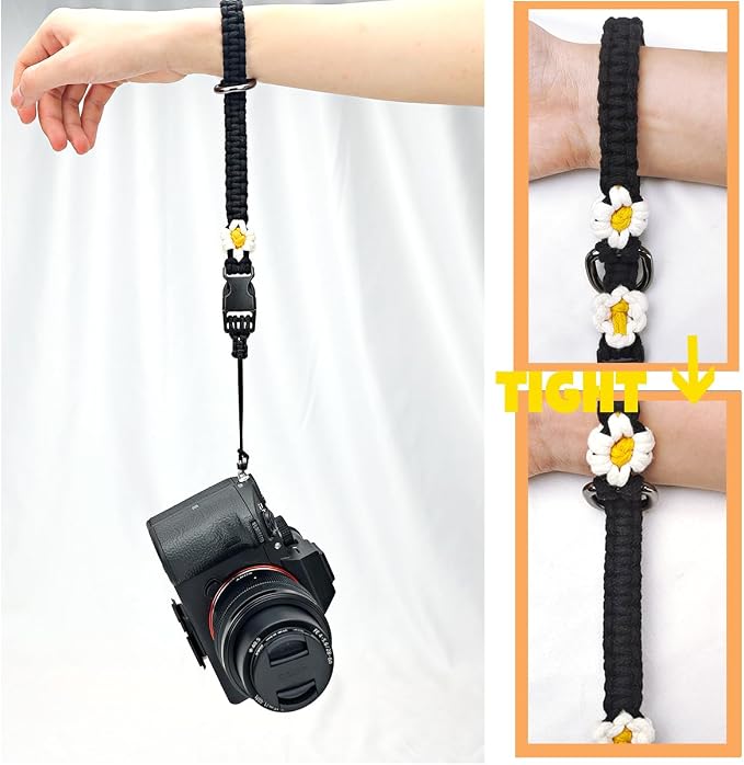 VICHUNHO Camera Wrist Strap, Secure & Adjustable DSLR Camera Hand Strap - Image 5
