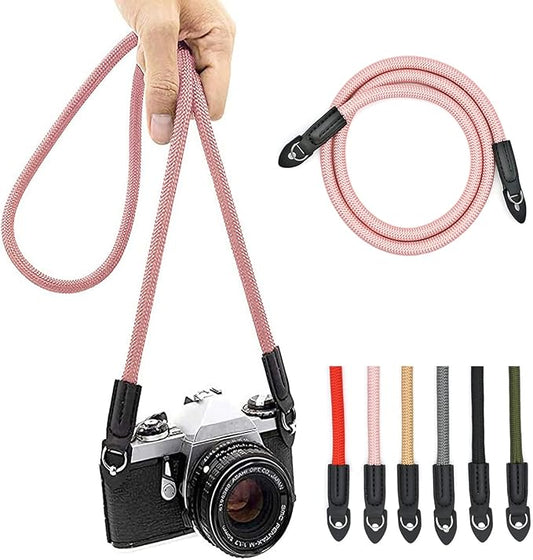 Camera Strap Vintage 100cm Nylon Climbing Rope Camera Neck Shoulder Strap by Eorefo
