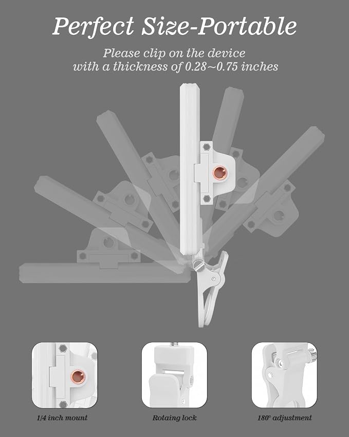 60 LED Portable Selfie Light Video Conference Lighting - Image 8