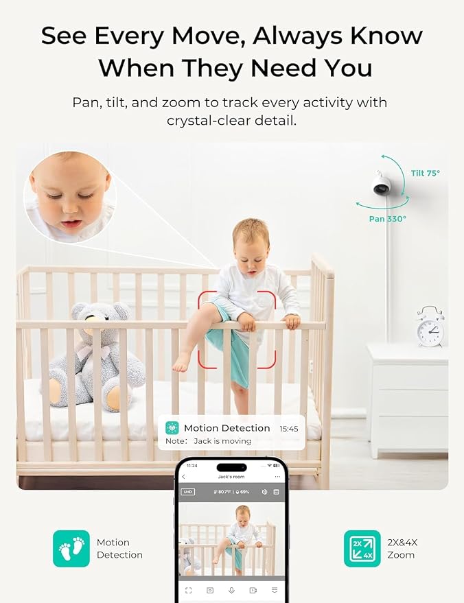 Dr.Care VistaView Lite Smart WiFi Baby Monitor - Image 5