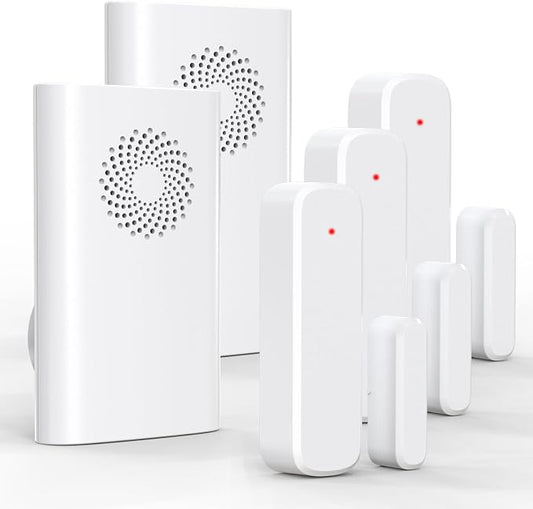 Wireless Door Sensor Chime, Door Open Alarm When Entry Business/Office/Store by AMHEY