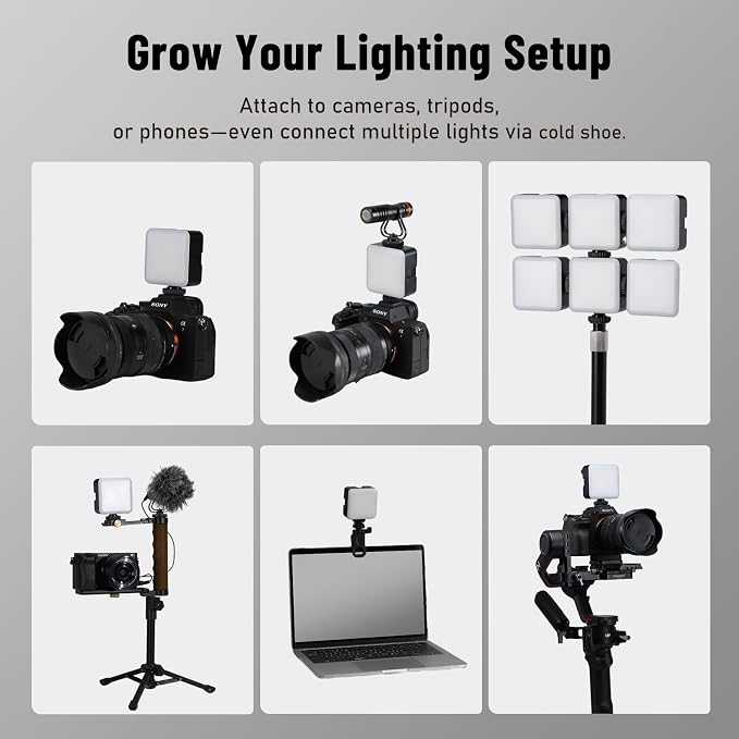 NiceFoto RGB Video Lights, 360° Full Color LED Video Light - Image 7