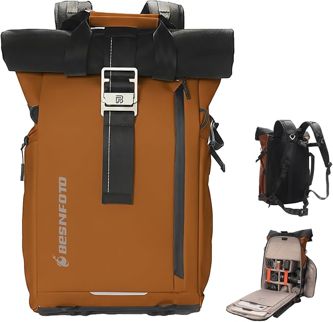 Besnfoto Camera Backpack, Waterproof Travel Camera Bag by Besnfoto