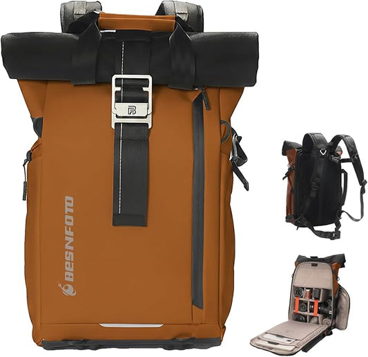 Besnfoto Camera Backpack, Waterproof Travel Camera Bag by Besnfoto