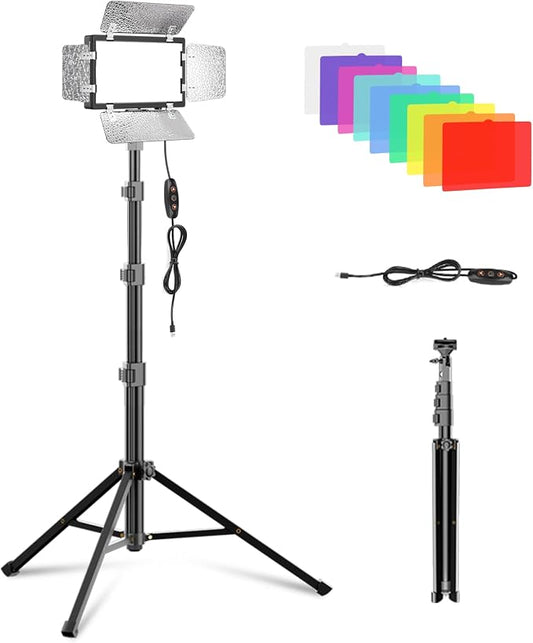 1Pack LED Video Photography Lighting Kit by GLOSHOOTING