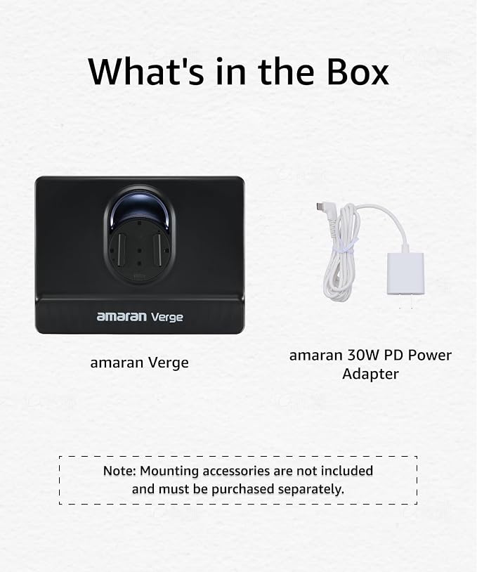amaran Verge Bi-Color Edge-lit Rectangular Panel, 26W Soft LED Video Light - Image 6
