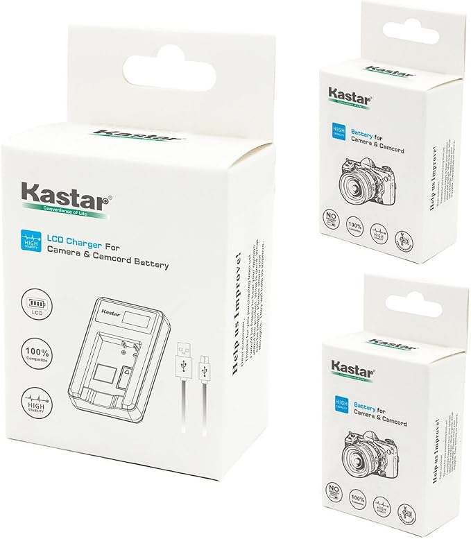 Kastar Battery & LCD Slim USB Charger - Image 4