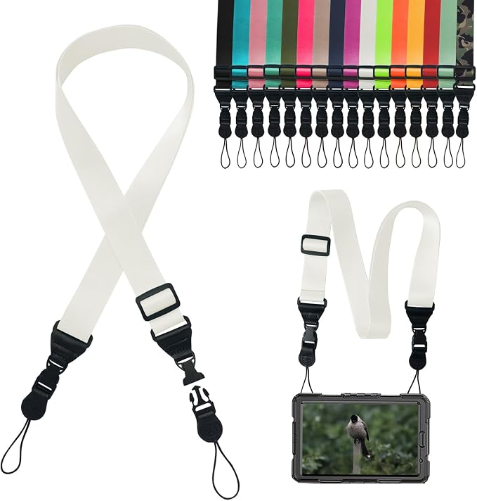 Adjustable Shoulder Strap:Comfortable iPad Strap Nylon Neck Lanyard by Gowjaw
