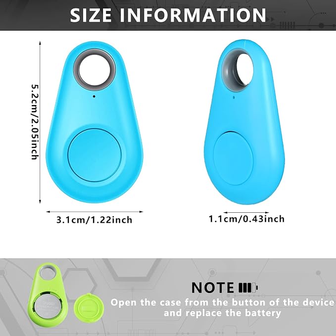 Konohan 8 Pack Key Finder Locator Anti Lost GPS Tracker Wireless Anti Lost - Image 2