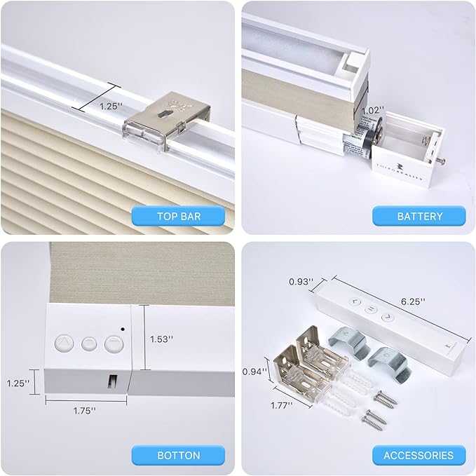 THIRDREALITY ZigBee Smart Blind, Motorized Blackout Window Shades - Image 5