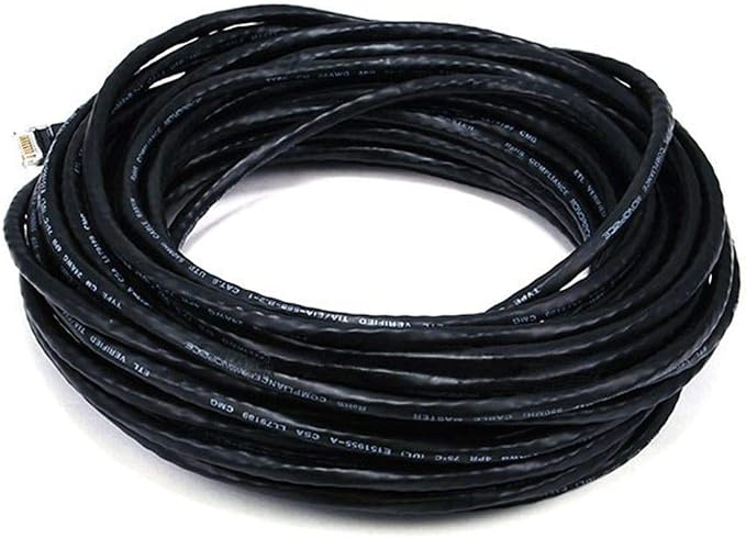 Monoprice 50FT 24AWG Cat5e 350MHz UTP Ethernet Bare Copper Network Cable by Monoprice