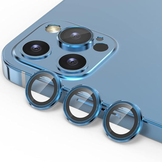 YWXTW Aluminum Alloy Tempered Glass Camera Circle Cover by YWXTW