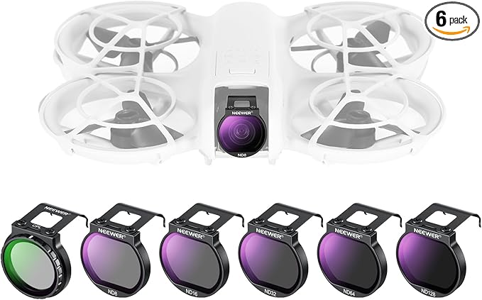 Neewer Filter Set for NEO Drone, 6 Pack CPL/ND8/ND16/ND32/ND64/ND128 Neutral by Neewer