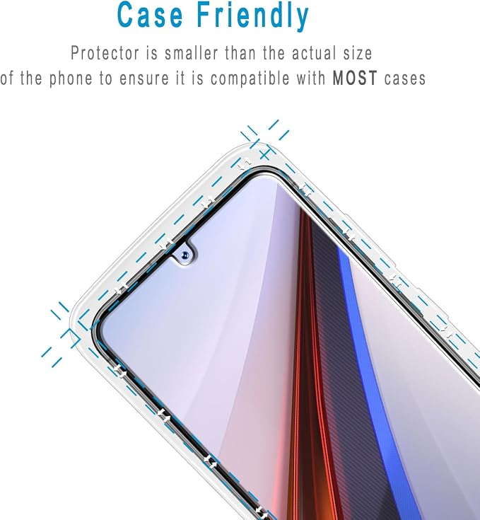 2 Pack Screen Protector for Samsung Galaxy S23 Tempered Glass - Image 6