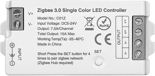 Dimmable Smart ZigBee 3.0 LED controller, compatible by GIDERWEL